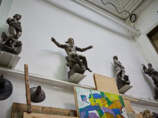 скульптор Георгий Франгулян, фото Елена Либрик "Научная Россия"